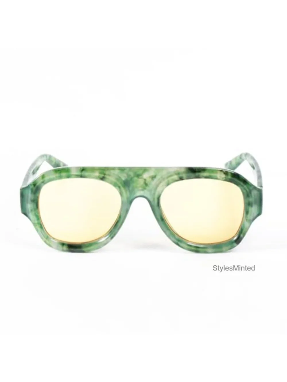 Retro Aviator Sunglasses Women Oversized Square Sun Glasses